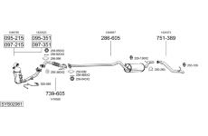 Výfukový systém BOSAL SYS02061
