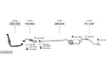 Výfukový systém BOSAL SYS02070