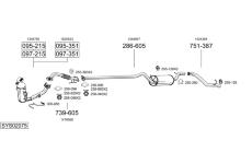 Výfukový systém BOSAL SYS02075