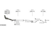 Výfukový systém BOSAL SYS02082