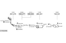 Výfukový systém BOSAL SYS02096