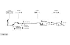 Výfukový systém BOSAL SYS02106