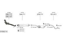Výfukový systém BOSAL SYS02114