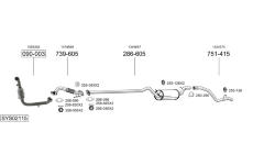 Výfukový systém BOSAL SYS02115