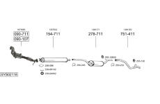 Výfukový systém BOSAL SYS02118