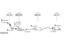 Výfukový systém BOSAL SYS02136