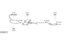 Výfukový systém BOSAL SYS02171