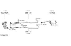 Výfukový systém BOSAL SYS02173