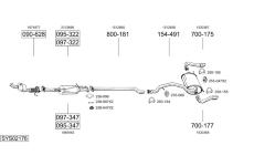 Výfukový systém BOSAL SYS02176