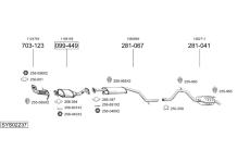 Výfukový systém BOSAL SYS02237