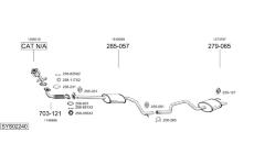 Výfukový systém BOSAL SYS02240