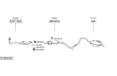 Výfukový systém BOSAL SYS02287