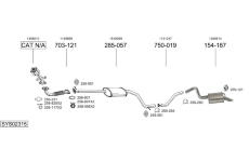 Výfukový systém BOSAL SYS02315