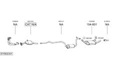 Výfukový systém BOSAL SYS02341