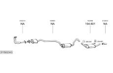 Výfukový systém BOSAL SYS02343