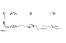 Výfukový systém BOSAL SYS02344