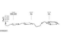 Výfukový systém BOSAL SYS02347