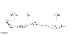 Výfukový systém BOSAL SYS02381