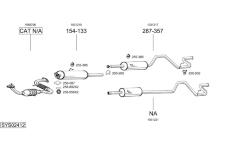 Výfukový systém BOSAL SYS02412