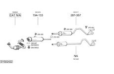 Výfukový systém BOSAL SYS02422
