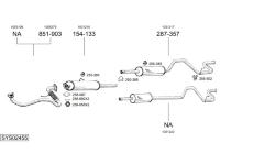 Výfukový systém BOSAL SYS02455