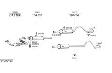 Výfukový systém BOSAL SYS02467