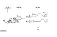 Výfukový systém BOSAL SYS02495