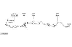 Výfukový systém BOSAL SYS02511