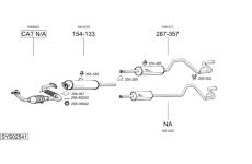 Výfukový systém BOSAL SYS02541