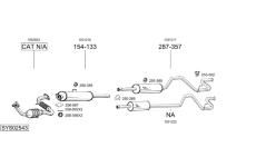 Výfukový systém BOSAL SYS02543