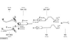 Výfukový systém BOSAL SYS02571