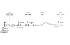 Výfukový systém BOSAL SYS02610