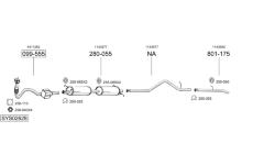 Výfukový systém BOSAL SYS02628