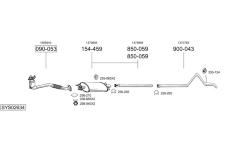 Výfukový systém BOSAL SYS02634