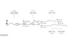 Výfukový systém BOSAL SYS02645