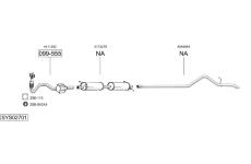 Výfukový systém BOSAL SYS02701
