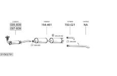 Výfukový systém BOSAL SYS02781