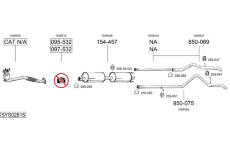 Výfukový systém BOSAL SYS02815