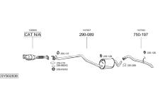 Výfukový systém BOSAL SYS02839