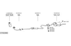 Výfukový systém BOSAL SYS02888