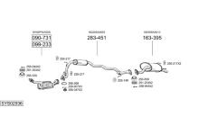 Výfukový systém BOSAL SYS02936