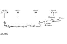 Výfukový systém BOSAL SYS02950