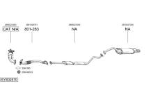 Výfukový systém BOSAL SYS02970