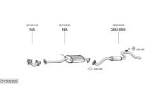 Výfukový systém BOSAL SYS02993