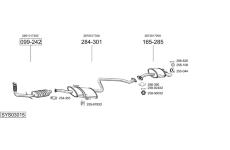 Výfukový systém BOSAL SYS03015
