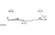 Výfukový systém BOSAL SYS03028