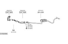 Výfukový systém BOSAL SYS03064