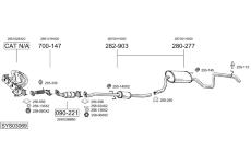 Výfukový systém BOSAL SYS03069