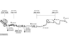 Výfukový systém BOSAL SYS03070