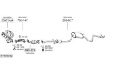 Výfukový systém BOSAL SYS03082